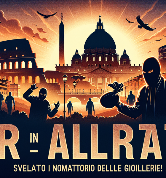 Roma in allerta: svelati i nomi dei rapinatori delle gioiellerie!