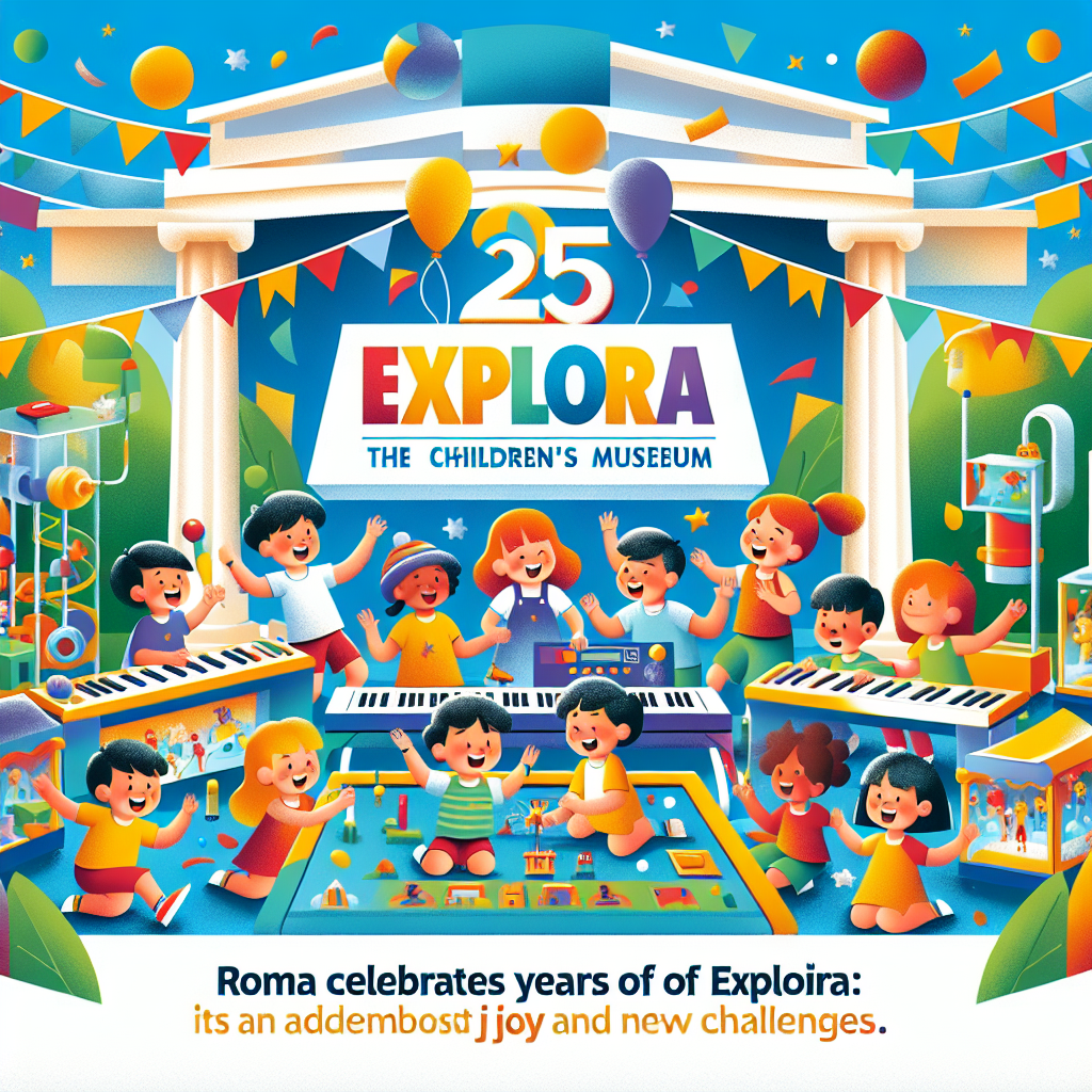 Roma festeggia 25 anni di Explora: il museo dei bambini tra gioia e nuove sfide