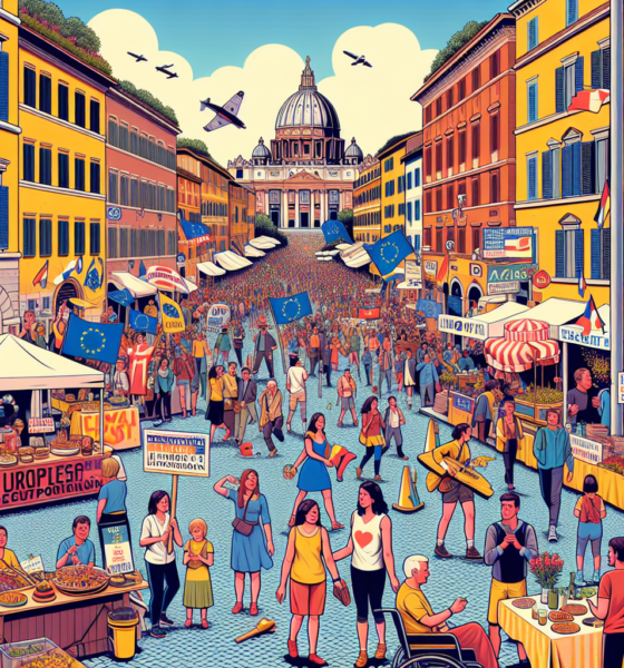 Roma in festa per la “Giornata dell’Europa”: tra eventi e tensione sociale