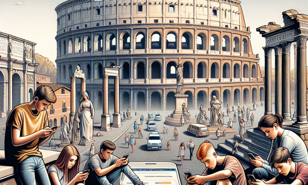 Emergenza smartphone a Roma: l’83% dei minori è a rischio dipendenza!