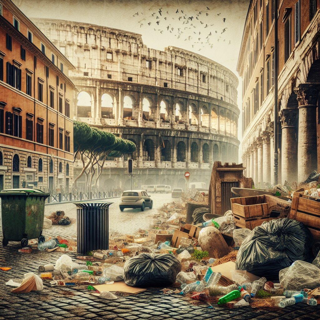 Rifiuti in strada a Roma: la verità dietro al nuovo caos urbano