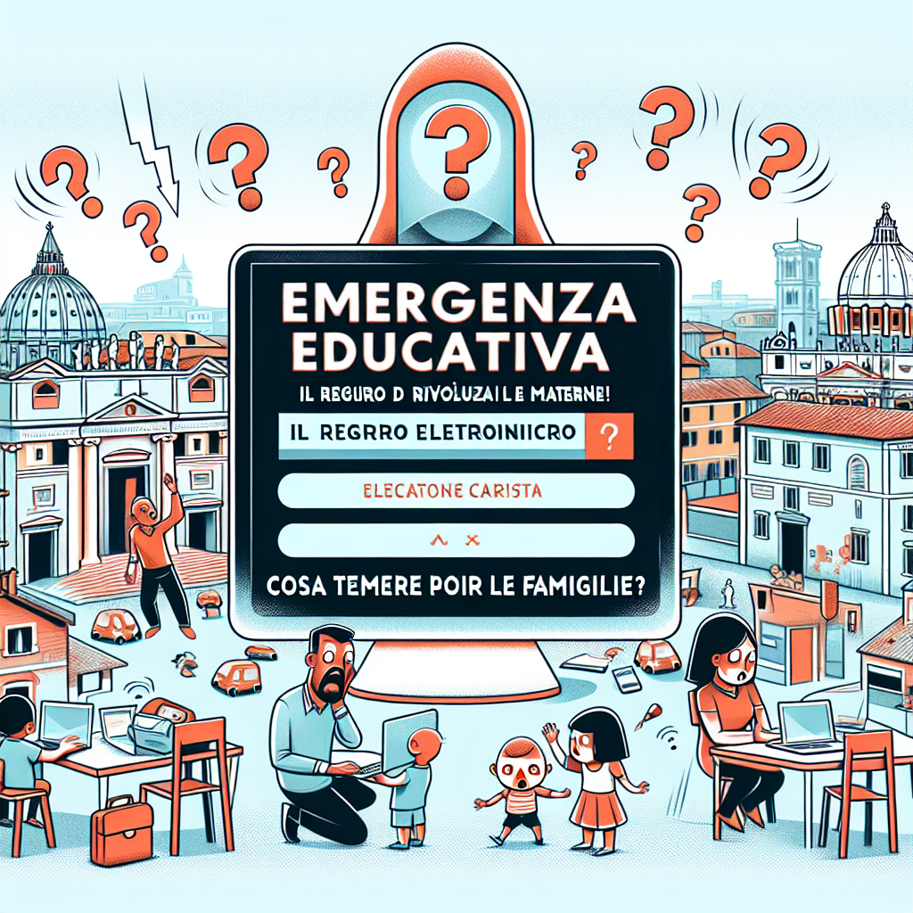 Emergenza educativa a Roma: il registro elettronico rivoluziona nidi e materne! Cosa temere per le famiglie?