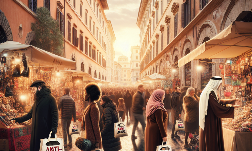 Shopping frenetico a Roma: borse “anti-allarme” per svaligiare negozi in centro