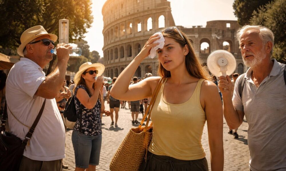 Caldo estremo a Roma: cittadini in allerta per la salute