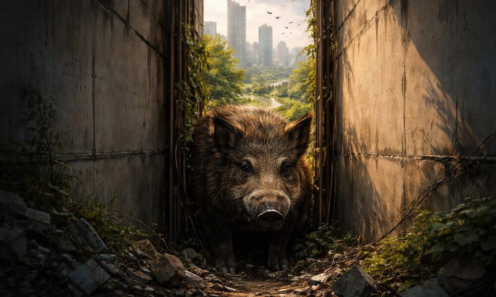 Fauna Selvatica e Urbanizzazione: il Caso del Cinghiale Intrappolato a Morlupo