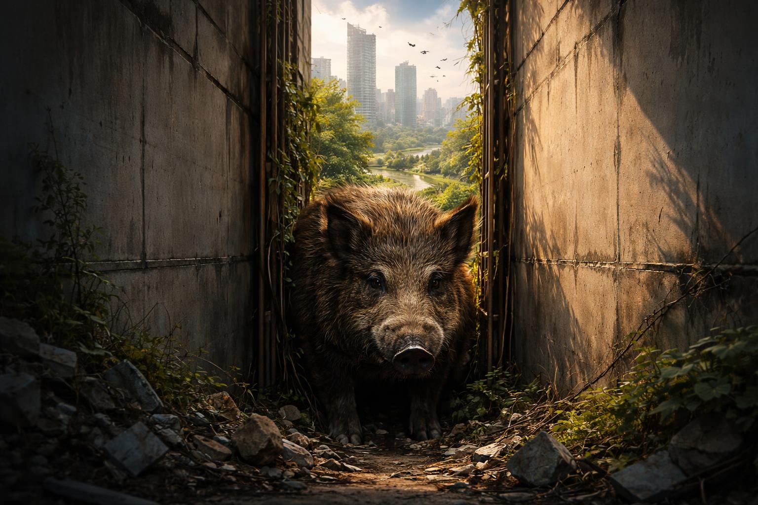 Fauna Selvatica e Urbanizzazione: il Caso del Cinghiale Intrappolato a Morlupo