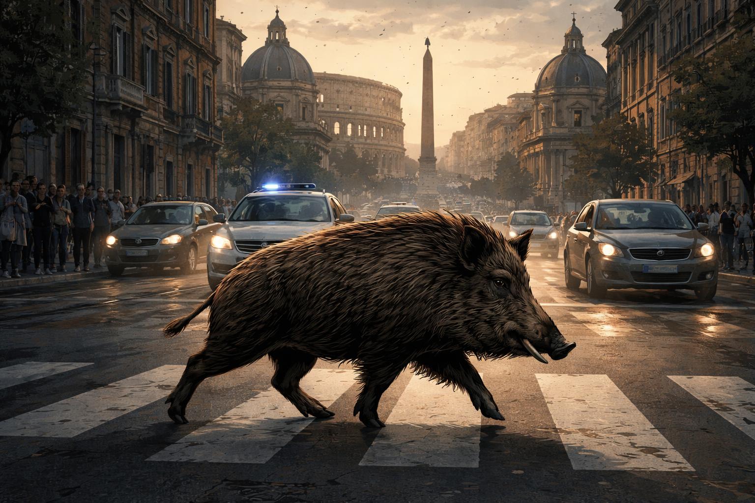 Roma e la fauna urbana: il caso dei cinghiali a Prati tra sicurezza e gestione territoriale