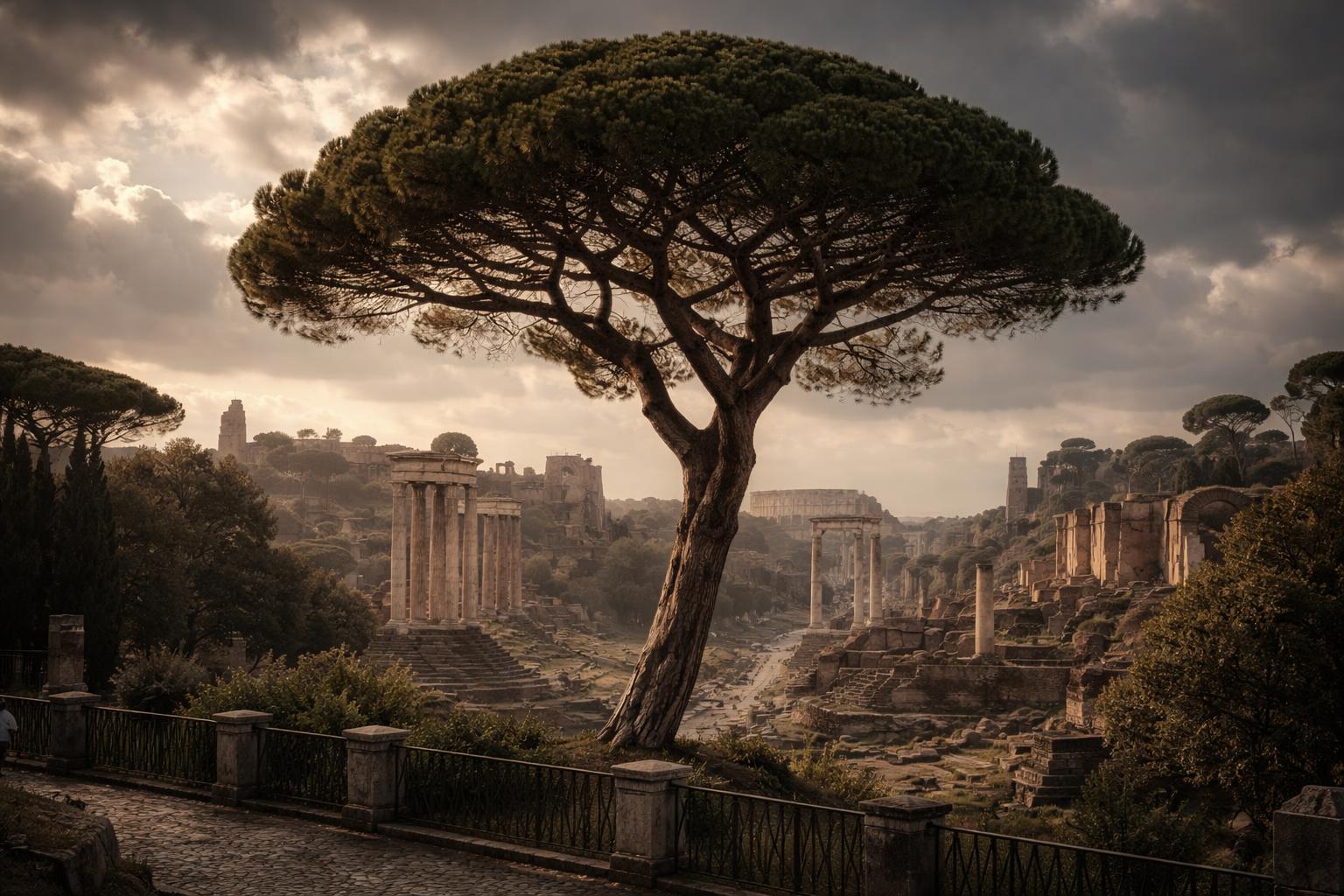 Roma e i suoi pini: tra bellezza storica e sfide per la sicurezza urbana