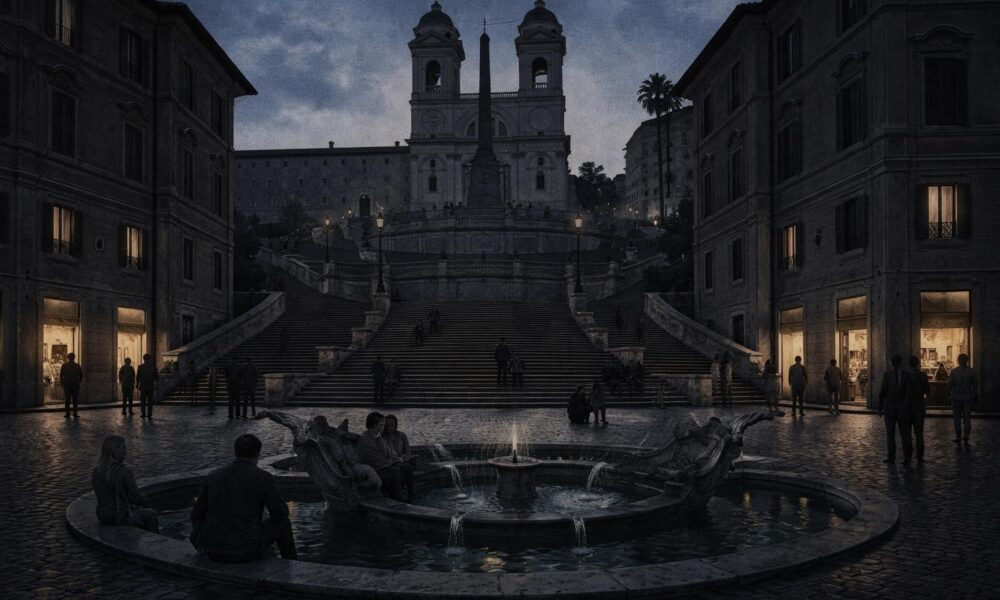 Piazza di Spagna al buio: una riflessione urgente sulla resilienza urbana