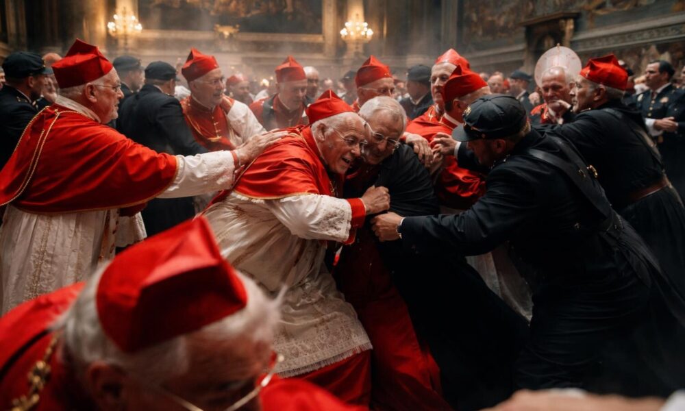 Vaticano sotto shock: il Conclave non è solo preghiera ma anche violenza.