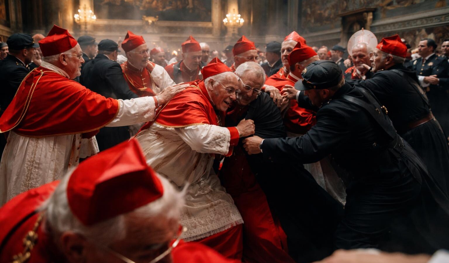 Vaticano sotto shock: il Conclave non è solo preghiera ma anche violenza.