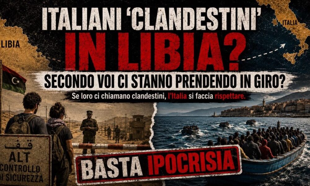 Italiani “clandestini” in Libia: ma questi fanno sul serio?