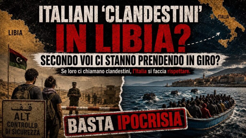 Italiani “clandestini” in Libia: ma questi fanno sul serio?