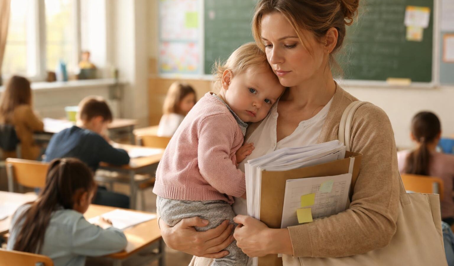 Insegnanti madri: un percorso difficile tra maternità e professione