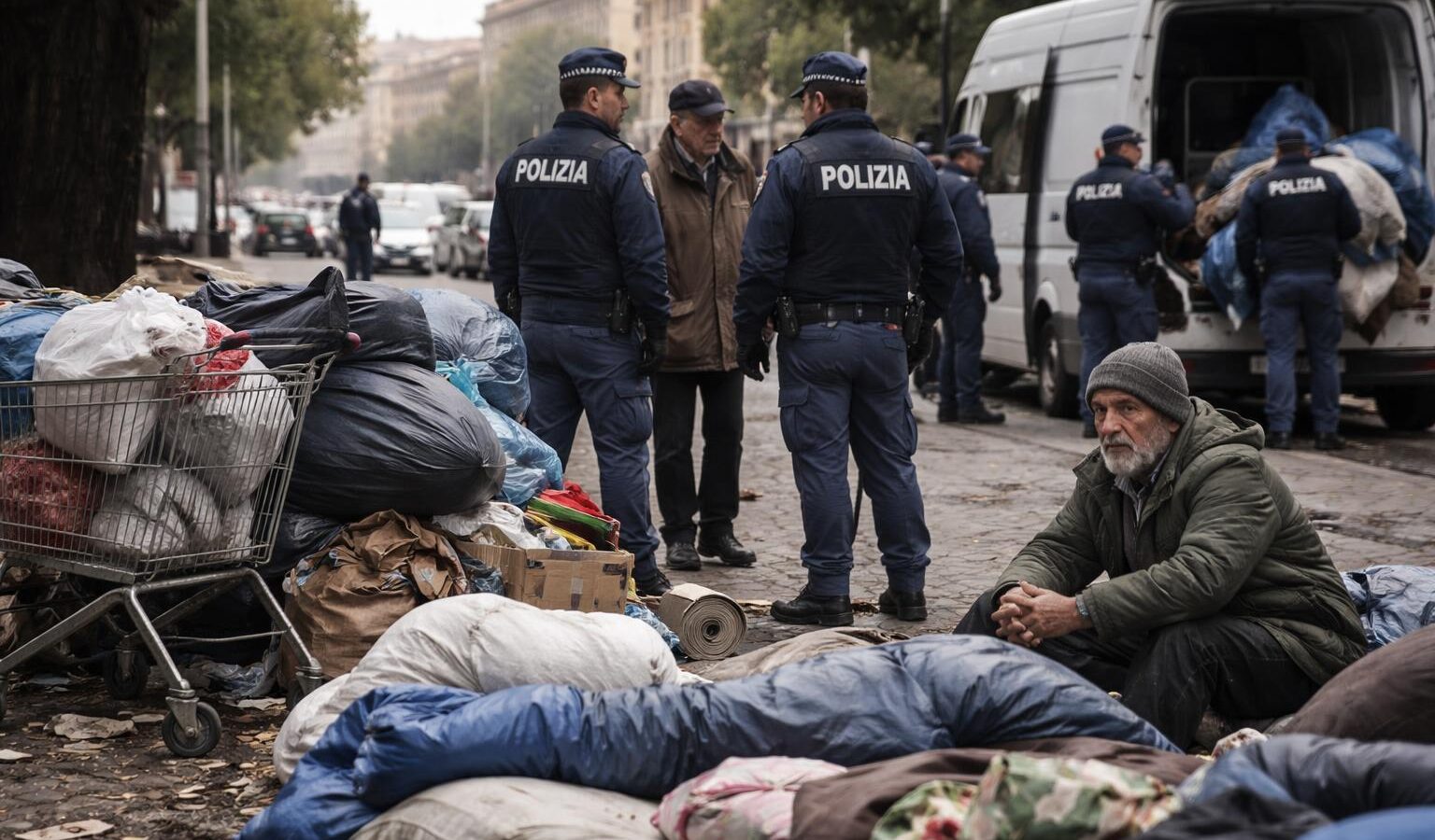 Roma, i senzatetto allontanati da Prati: una misura urgente o un abuso di potere?