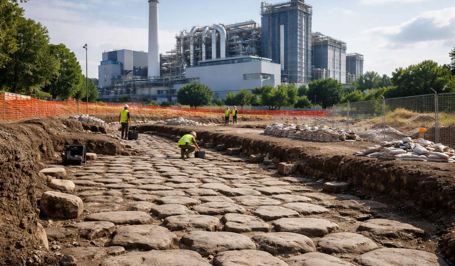 Scoperta storica a Roma: il termovalorizzatore in stand-by per la strada basolata