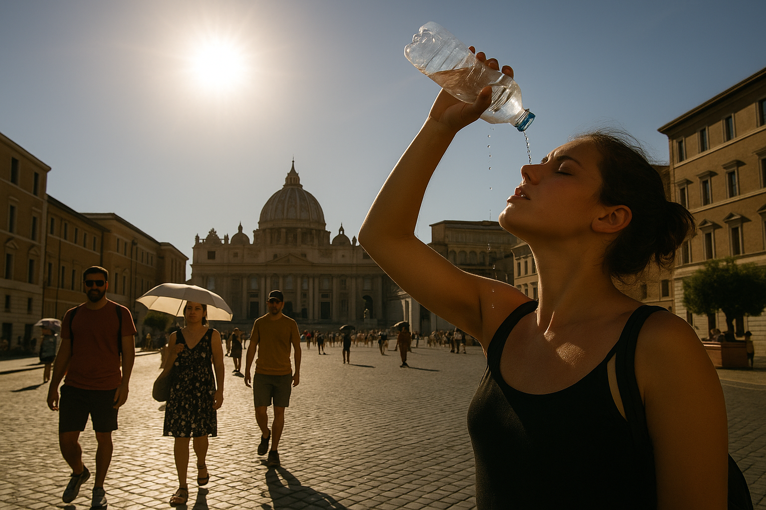 Roma si Preparara a un Weekend Bollente: I Cittadini Pronti a Sfide e Opportunità Roma si Preparara a un Weekend Bollente: I Cittadini Pronti a Sfide e Opportunità