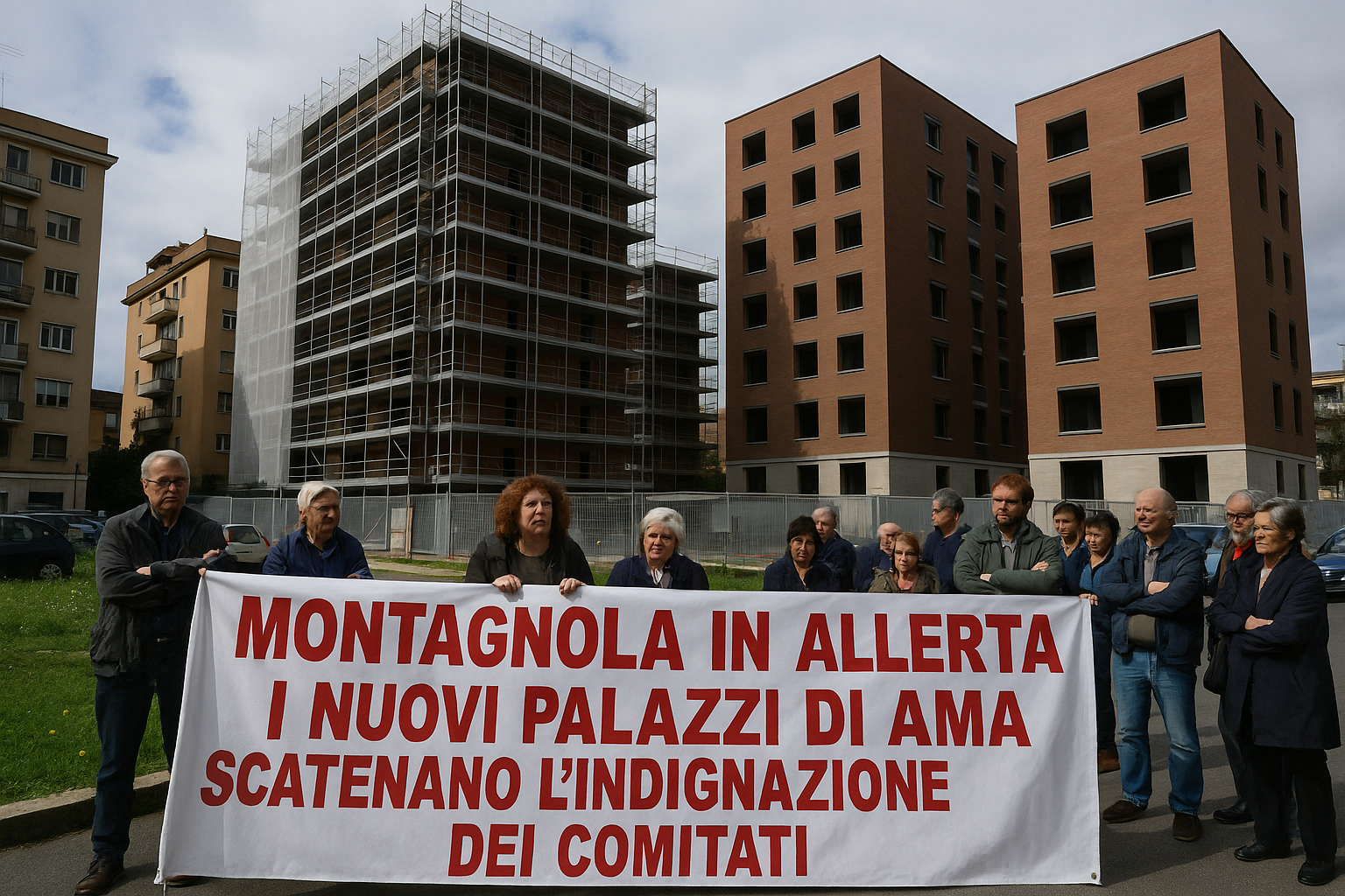 Montagnola in allerta: i nuovi palazzi di Ama scatenano l'indignazione dei comitati! Montagnola in allerta: i nuovi palazzi di Ama scatenano l'indignazione dei comitati!