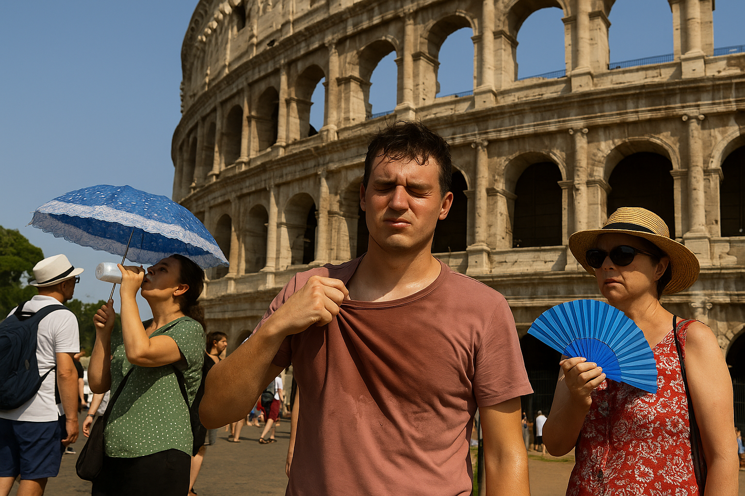 Roma in balia del caldo: weekend da bollino rosso con temperature a 30 gradi! Roma in balia del caldo: weekend da bollino rosso con temperature a 30 gradi!