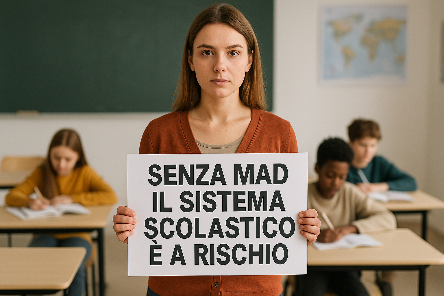 Roma, insegnante di 30 anni: “Senza Mad il sistema scolastico è a rischio” Roma, insegnante di 30 anni: “Senza Mad il sistema scolastico è a rischio”