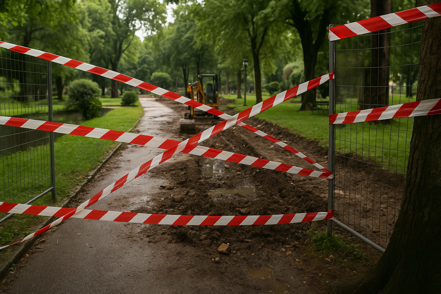 Contaminazione al parco di Cassino: sequestrato il cantiere per lavori alla Villa comunale