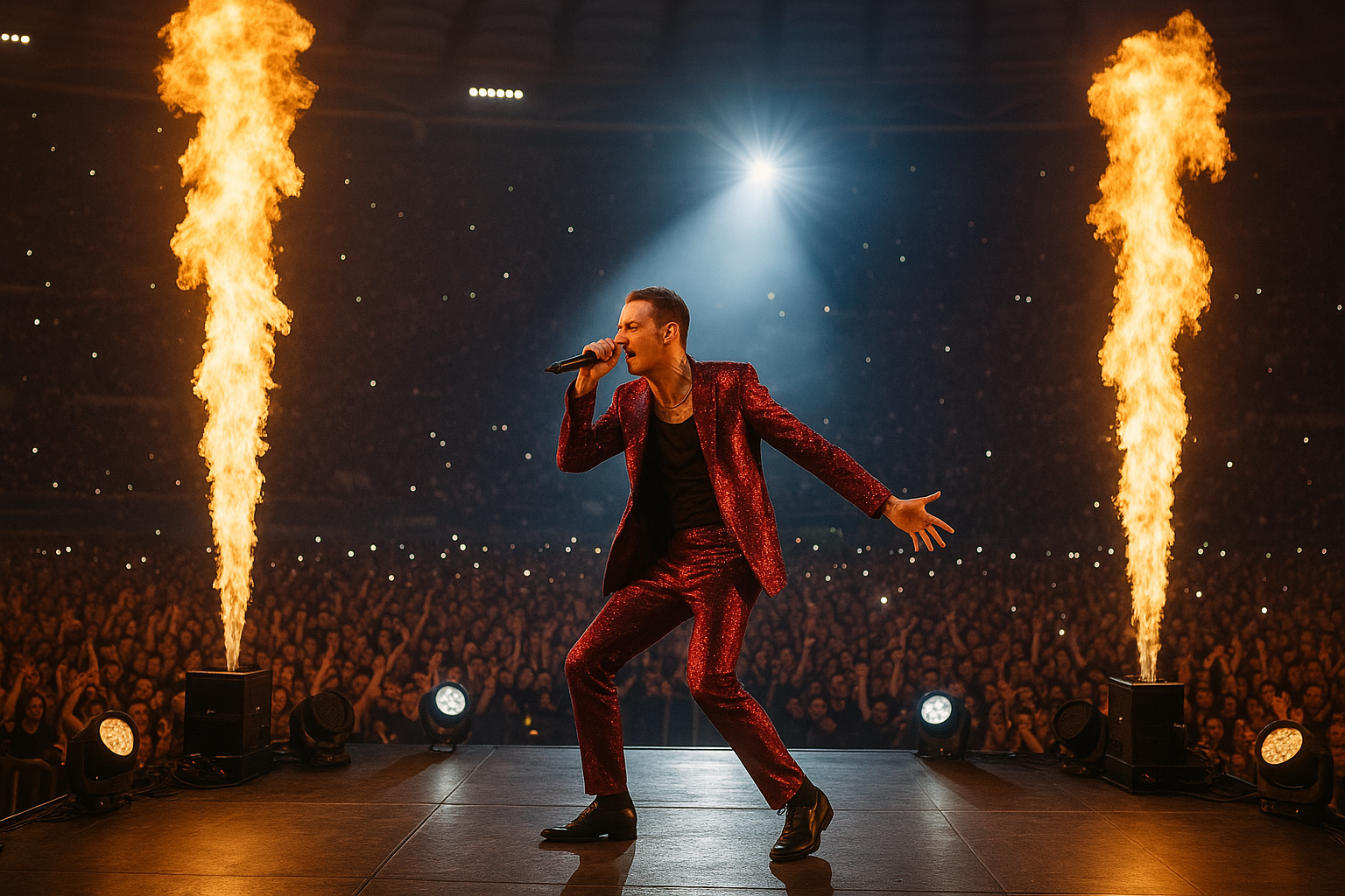 Achille Lauro infiamma lo Stadio Olimpico: scopri l’ordine delle canzoni per il concerto del 10 giugno 2026!
