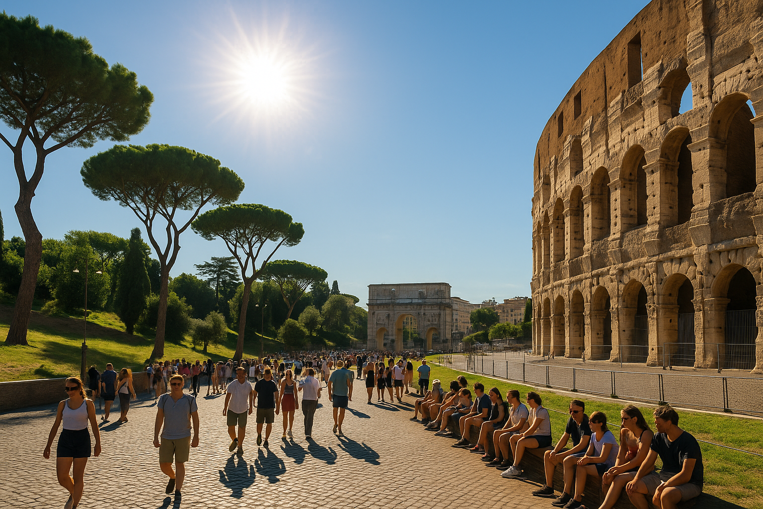 Weekend a Roma: sole splendente e temperature in risalita, ecco cosa aspettarsi!