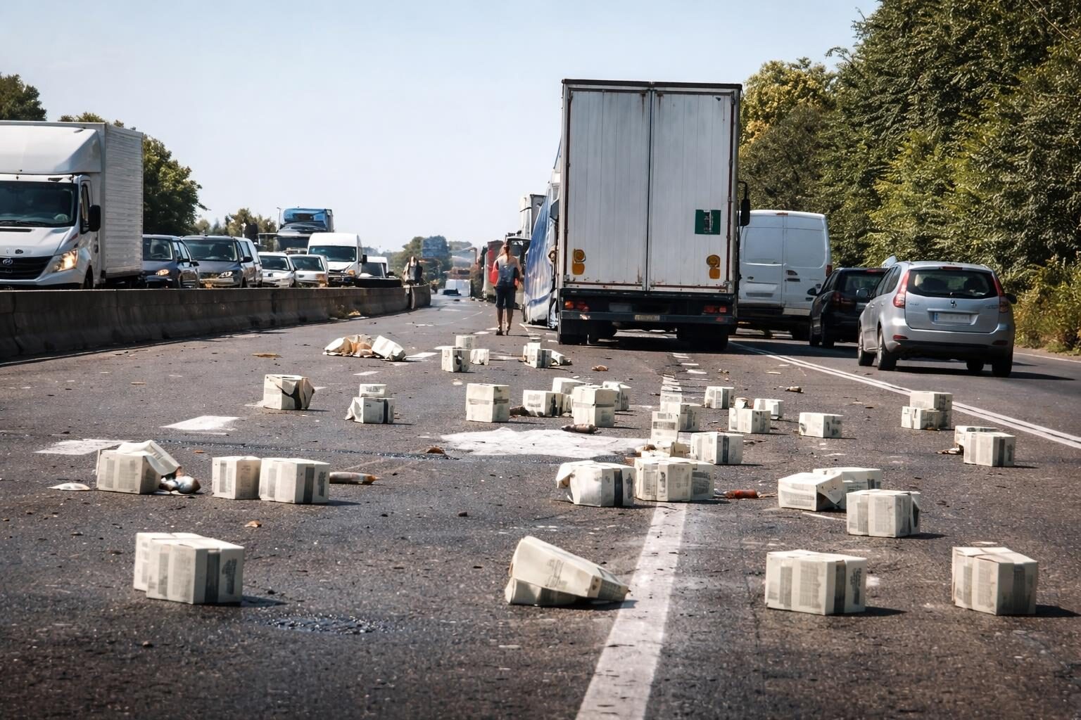 Incidente sulla Pontina: traffico in tilt e prosecco disperso, ma chi paga per i disagi?