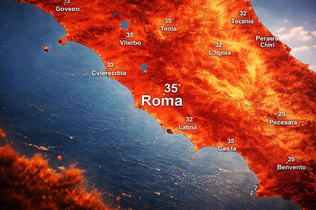 A Roma è emergenza caldo: picchi di 40 gradi e vulnerabilità dei residenti