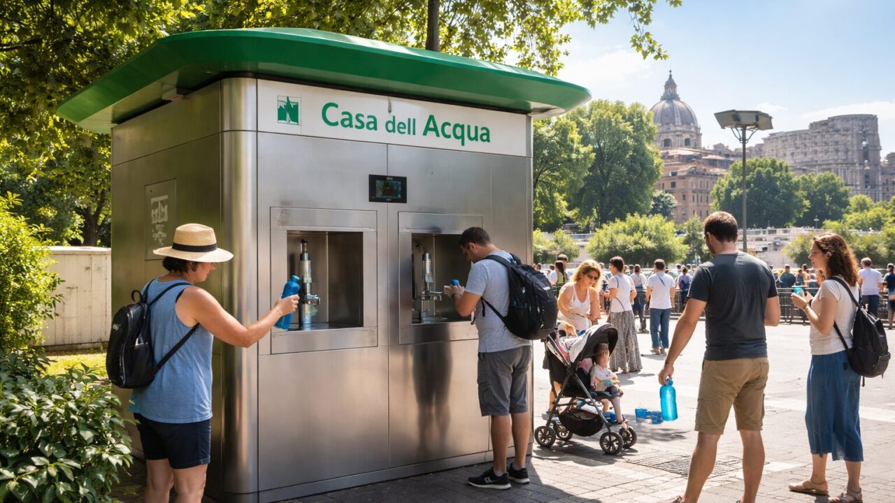 Acqua Pubblica a Roma: l’Impatto delle Nuove Case dell’Acqua nelle Comunità