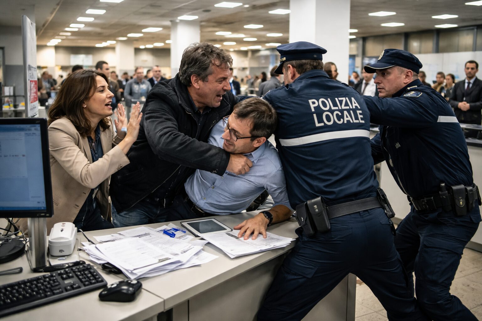 Aggressioni al municipio delle Torri: chi paga per la sicurezza dei dipendenti?