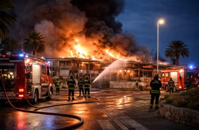 Allerta incendio a Ostia: il rogo dello Sporting Beach solleva dubbi sulla sicurezza urbana