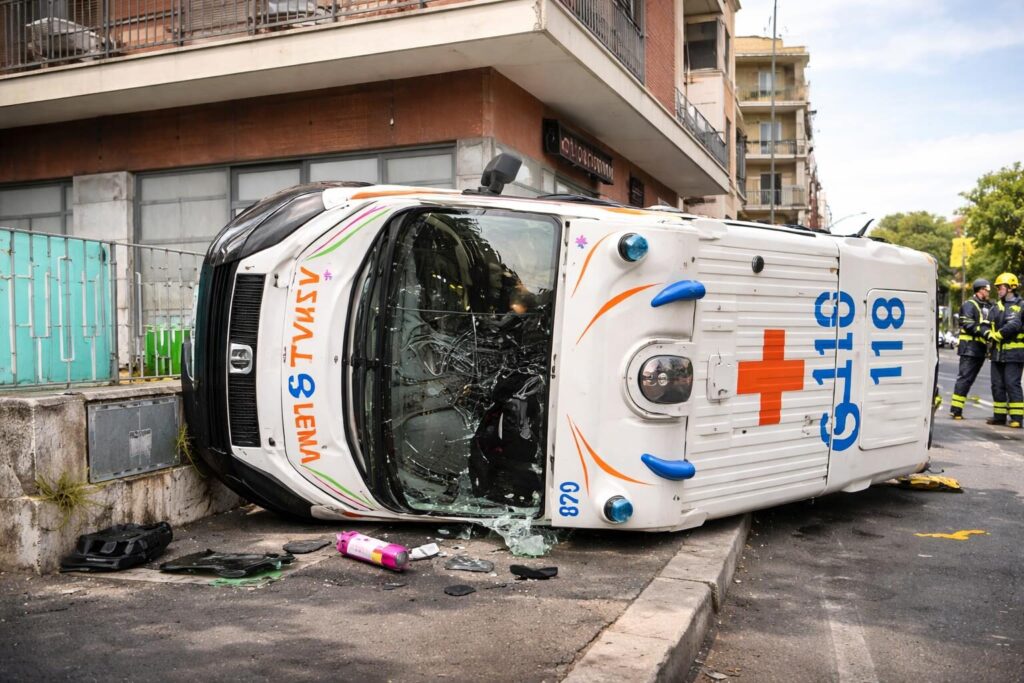 Ambulanza ribaltata a Roma: incidente o conseguenza di un sistema in crisi?