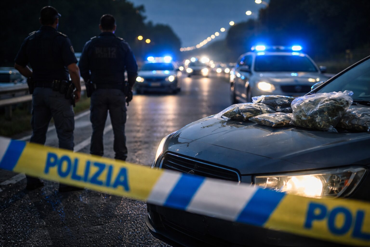 Arrestato 22enne con droga sull’A12: un campanello d’allarme per la sicurezza pubblica