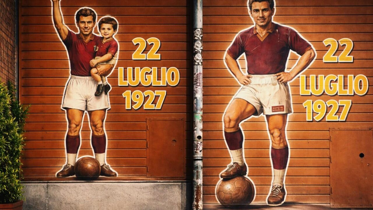 AS Roma: un murale di Fabio Ferrone celebra 99 anni di storia e passione