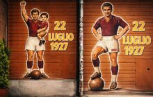 AS Roma: un murale di Fabio Ferrone celebra 99 anni di storia e passione