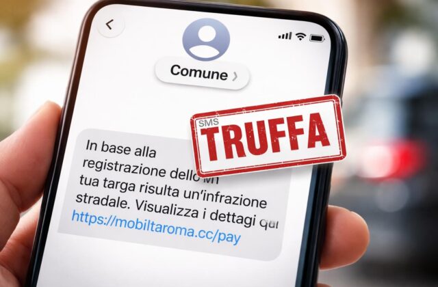 Attenzione ai falsi sms delle multe: il Campidoglio lancia l’allerta alla cittadinanza