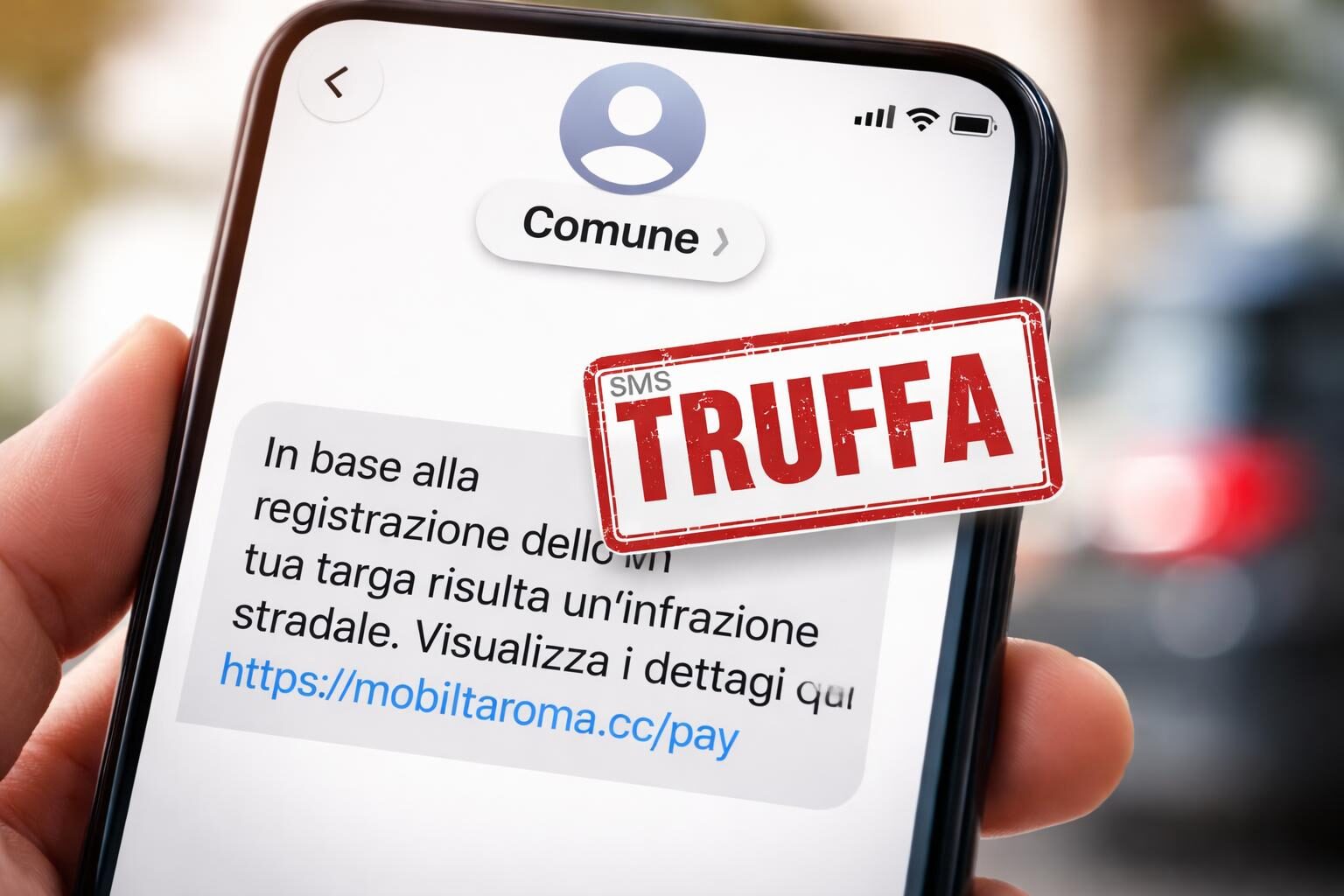 Attenzione ai falsi sms delle multe: il Campidoglio lancia l'allerta alla cittadinanza