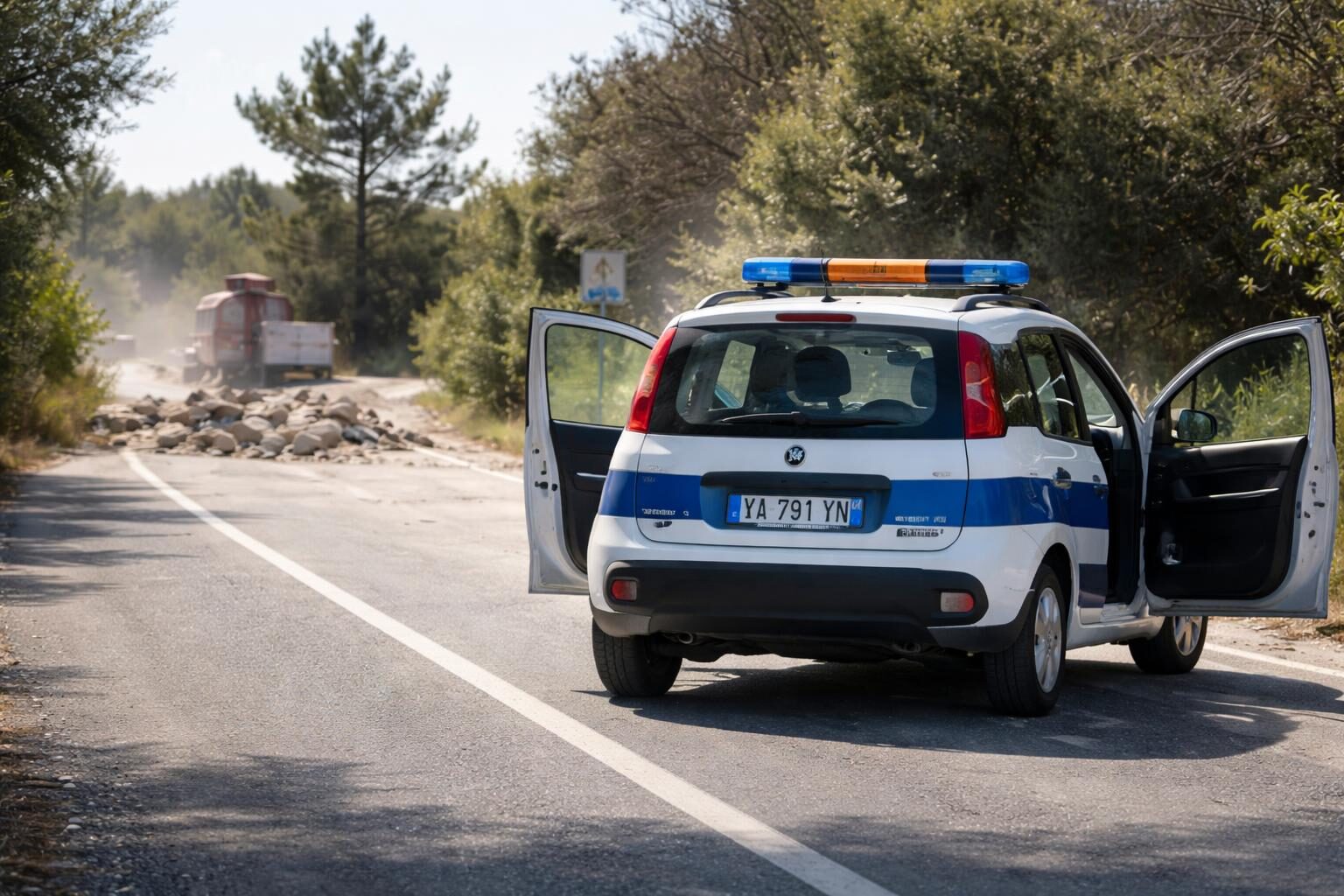 Caduta di Scarti Edili su Via Litoranea: Chi Pagherà per La Sicurezza Stradale?