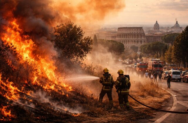 Caldo africano e incendi: Roma nei guai, come risponde la città?