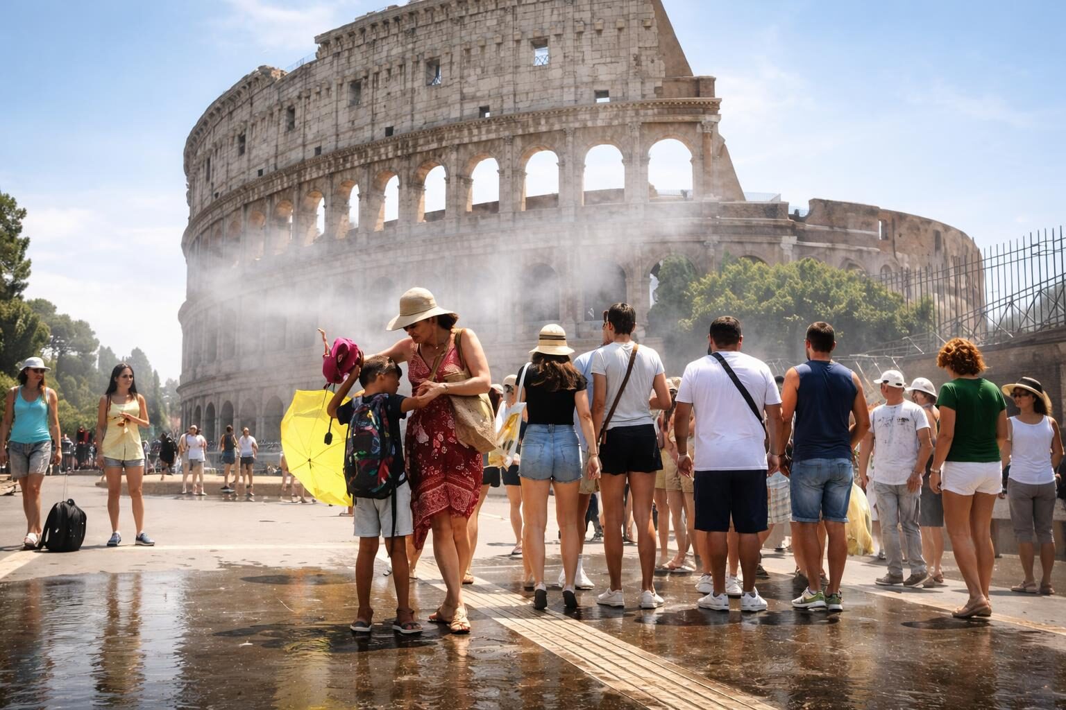 Caldo estremo a Roma: il piano da 50 milioni del Campidoglio che cambia le regole del gioco