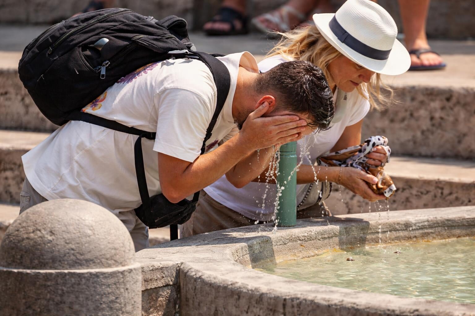 Caldo torrido a Roma: la terza ondata mette in crisi la salute pubblica