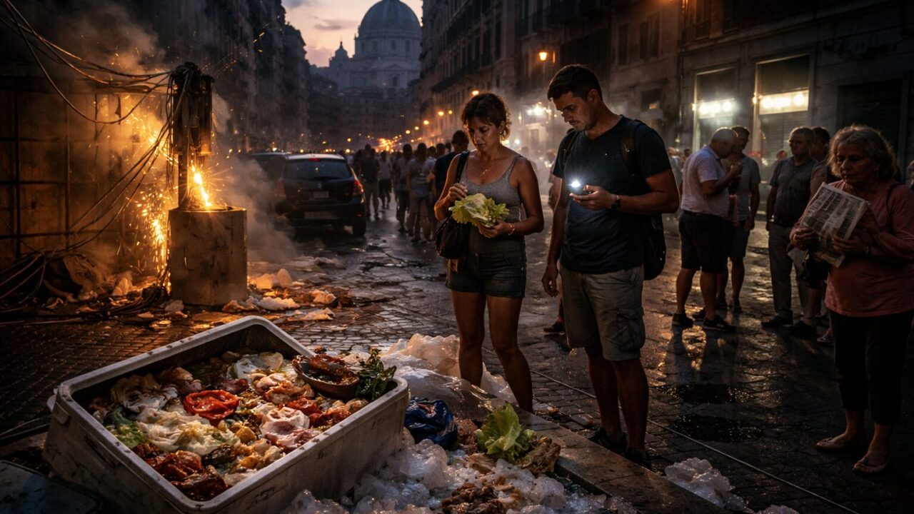 Caldo torrido e blackout a Roma: i cittadini in crisi tra spreco e malcontento