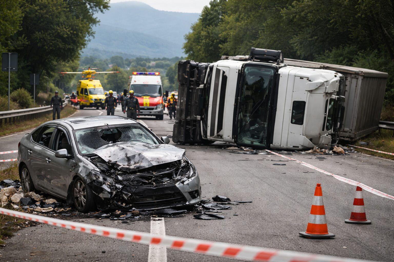 Camion si ribalta sulla Cassino-Sora: è ora di ripensare la sicurezza stradale?