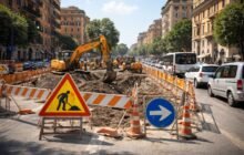 Cantieri a Roma: l’incubo della viabilità si riaccende tra via Vasca e via Bolzano