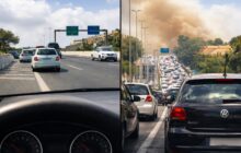 Caos a Roma: Maxi incendio al GRA mette in ginocchio la sicurezza stradale