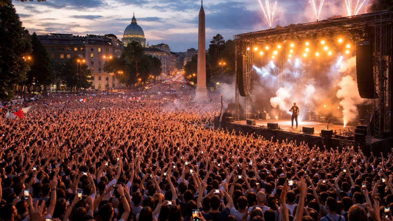Capo Plaza infiamma Roma: festa o rischio ambientale in vista?