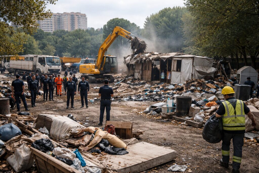 Casilino: la bonifica dell’accampamento e le sfide dell’abitare a Roma