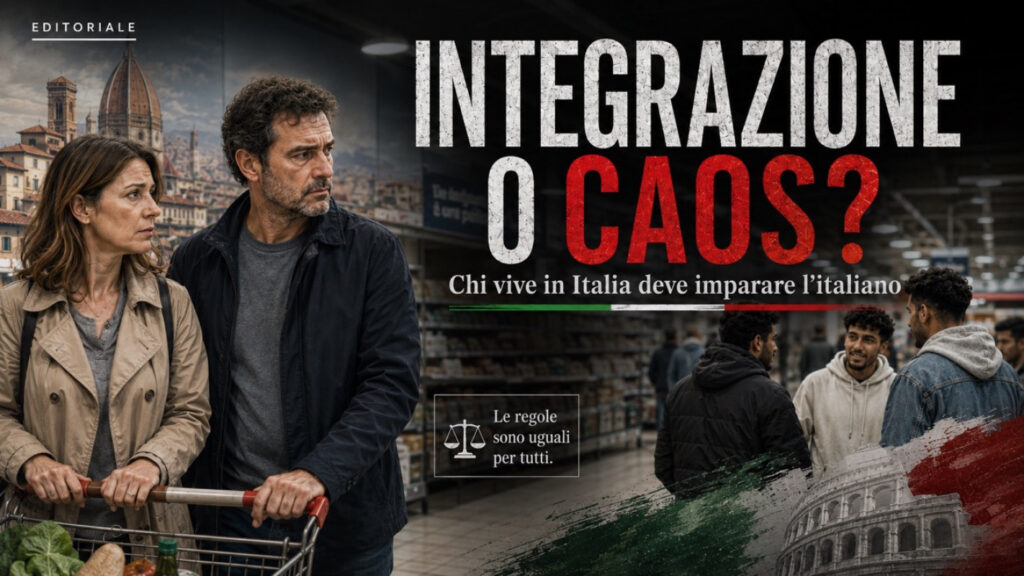 Chi vive in Italia deve imparare l’italiano: non è razzismo, è il minimo per costruire una società
