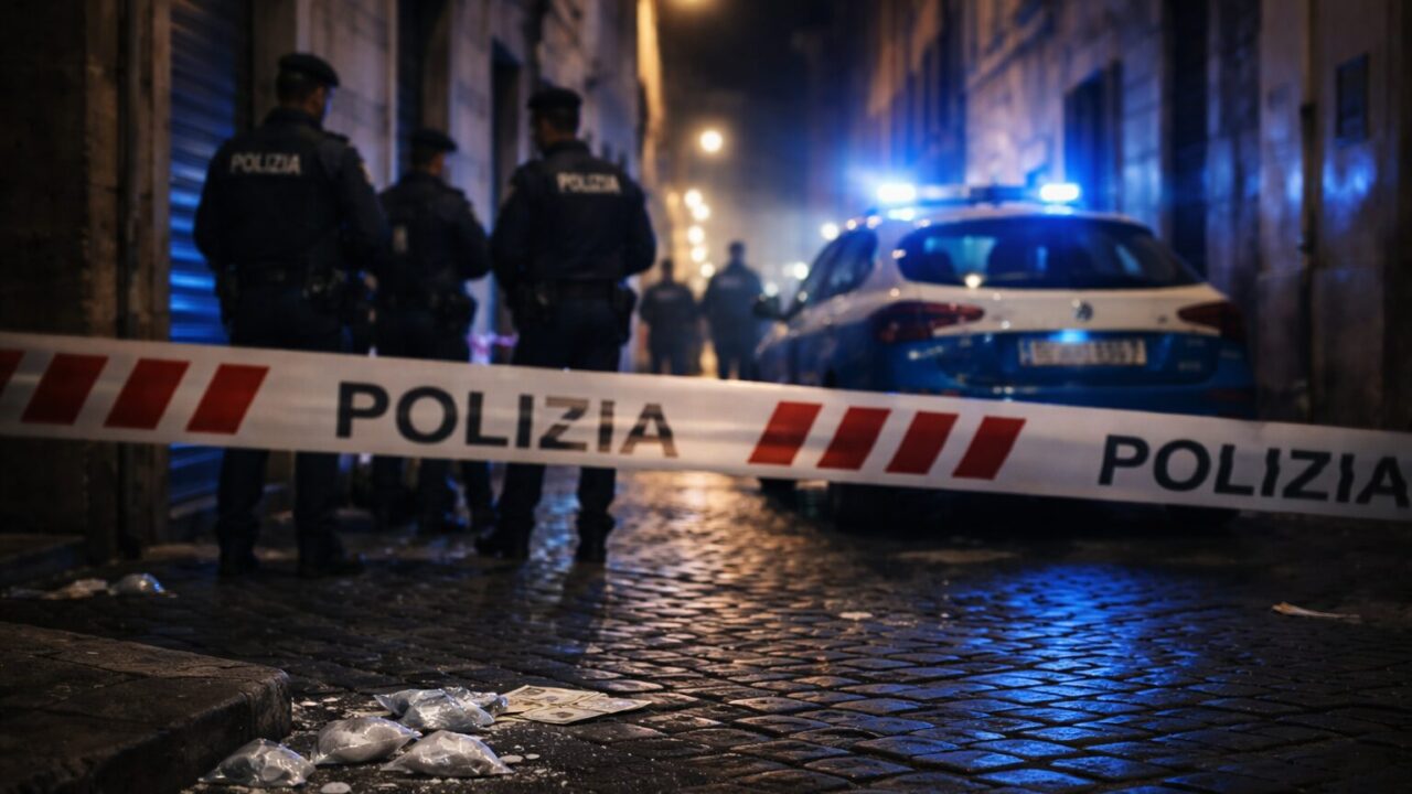 Cocaina e violenza: Roma in allerta dopo sette arresti nella guerra allo spaccio